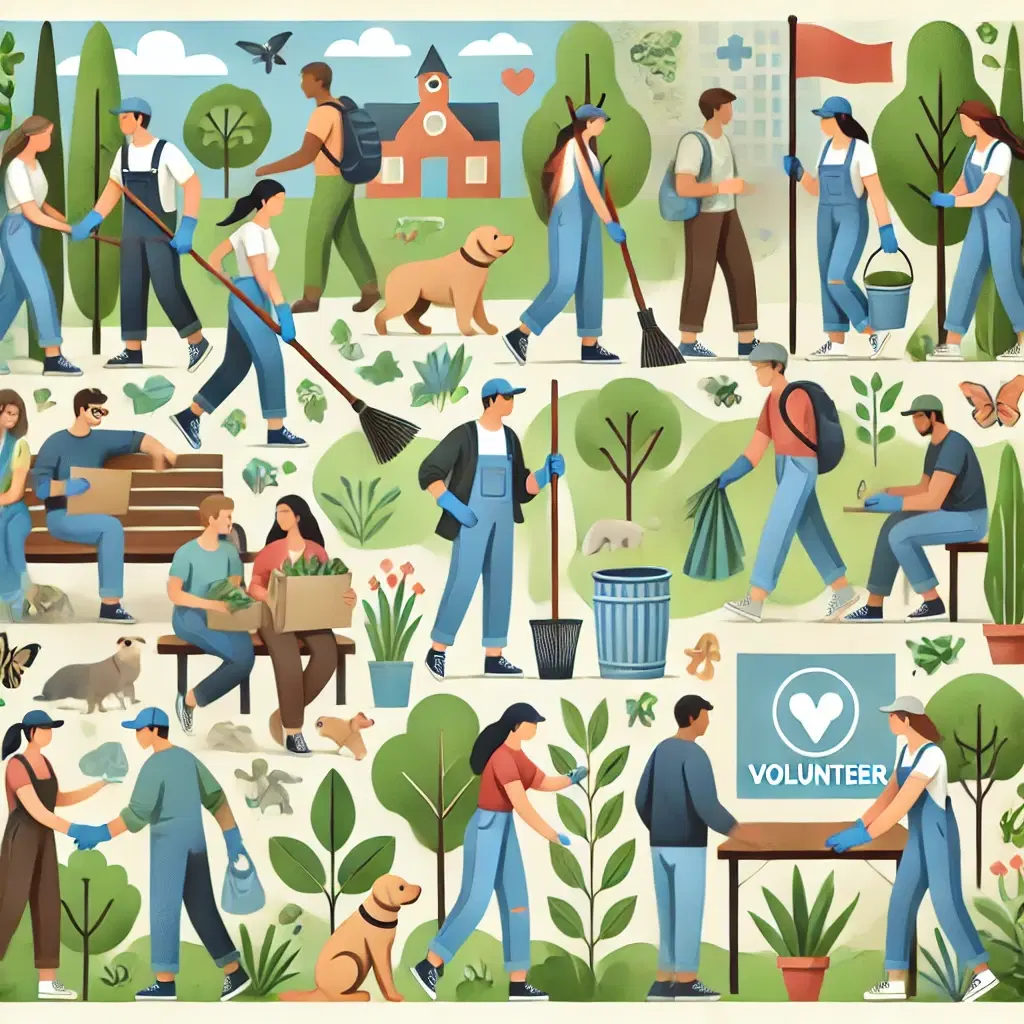 Volunteering illustration